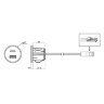 Розетка USB USB C+USB A Розетка USB USB C+USB A