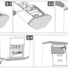 Блок розеток угловой TRINGLE-U, 3 розетки EURO, 250В, макс.3.5кВт, 2USB макс.2,1A