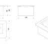 Блок розеток выдвижной горизонт, SMART OFFICE-2, серебристая